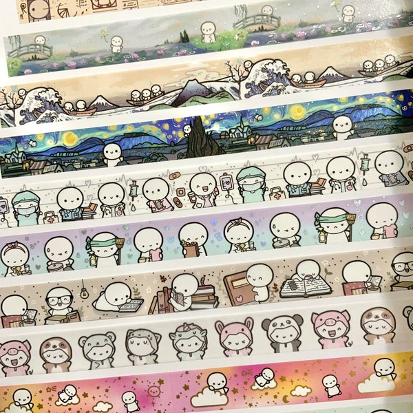 TCMC Washi Tape Samples 2023 Release.