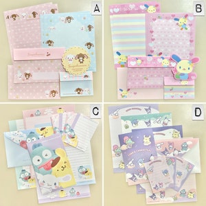 Paquete de muestra de personajes de Sanrio 2022: Hangyodon, Pompompurin, Cinnamoroll, Tuxedo, Sam, Kerokeroppi, Pochacco, Twin Stars, Melody.
