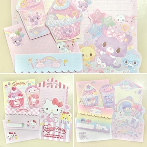 Paquetes de muestra de cartas de Sanrio Hello Kitty y Little Twin Stars 2020.
