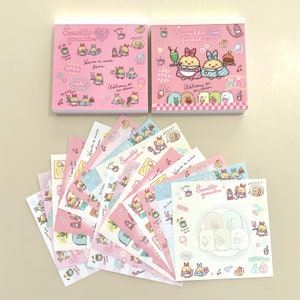 San-X 2021 Sumikko Gurashi “Shippo’s Diner” Memo Sheets Sampler Pack.