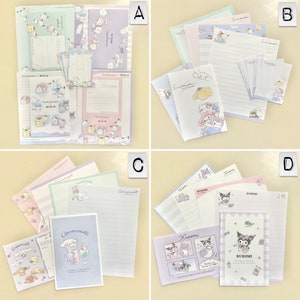 Paquete de muestra de cartas de personajes de Sanrio 2023: Obakenu, Cinnamoroll, Kuromi, My Melody, Pompompurin, Pochacco, Hello Kitty, Tuxedo, Sam, Badtz, Maru.