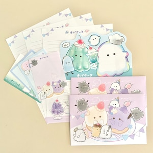 Paquete de muestra de letras lindas kawaii "Bienvenido" de CruX Obakenu Ghost.