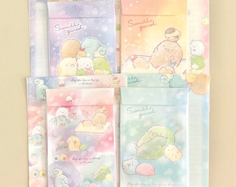 San-X Oct 2023 Sumikko Gurashi “Random Moments” Letter Set Sampler Pack.