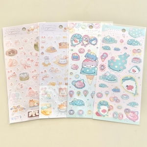 San-X Jinbesan 2024 Cute Kawaii Sticker Sheets.