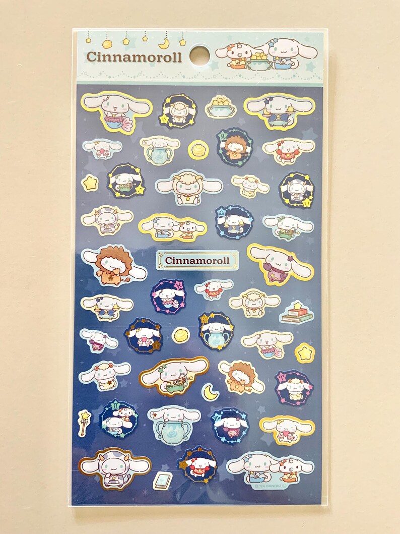 Big Help Sticker Sanrio Cinnamoroll 2024 Cute Big Sticker Sheet. - Etsy