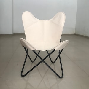 Handmade Canvas Butterfly Chair Cover Relaxing Chair For Office And Home Easy to Assembly Outdoor Chair