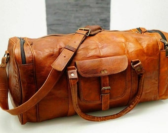 carry on bag leather