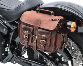 motorcycle leather panniers