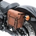 Leather Motorcycle Bike Bag, Set of 2 Saddle Panniers, Side Panniers Bag, Motorcycle Side Pouch, Brown Leather Side Pouch 