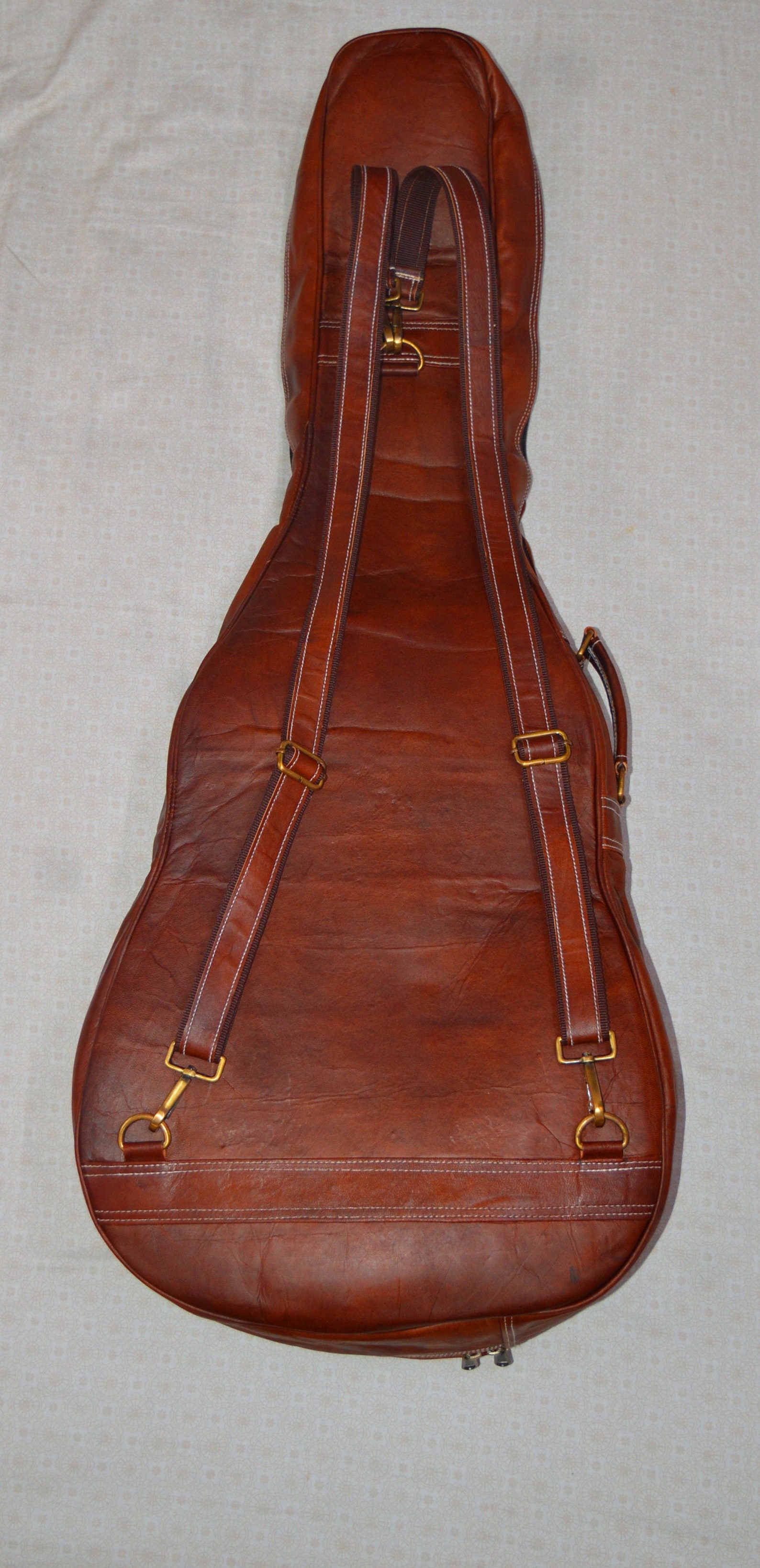 50 OFF Leather Guitar Case Soft Case Guitar Bag Leather Etsy