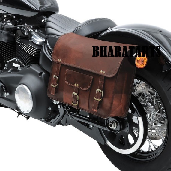 Motorcycle Leather Saddle Bag, Motorcycle Side Bags, Motorcycle Luggage  Bags, Bike Bags 