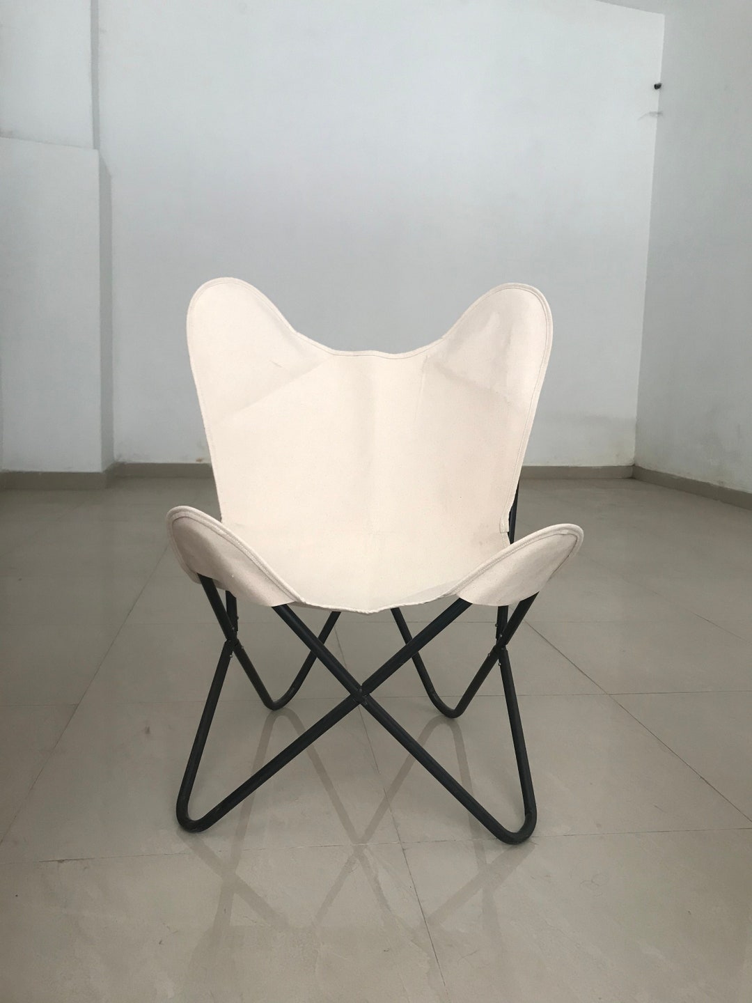 Handmade Canvas Butterfly Chair Cover Relaxing Chair for Office and