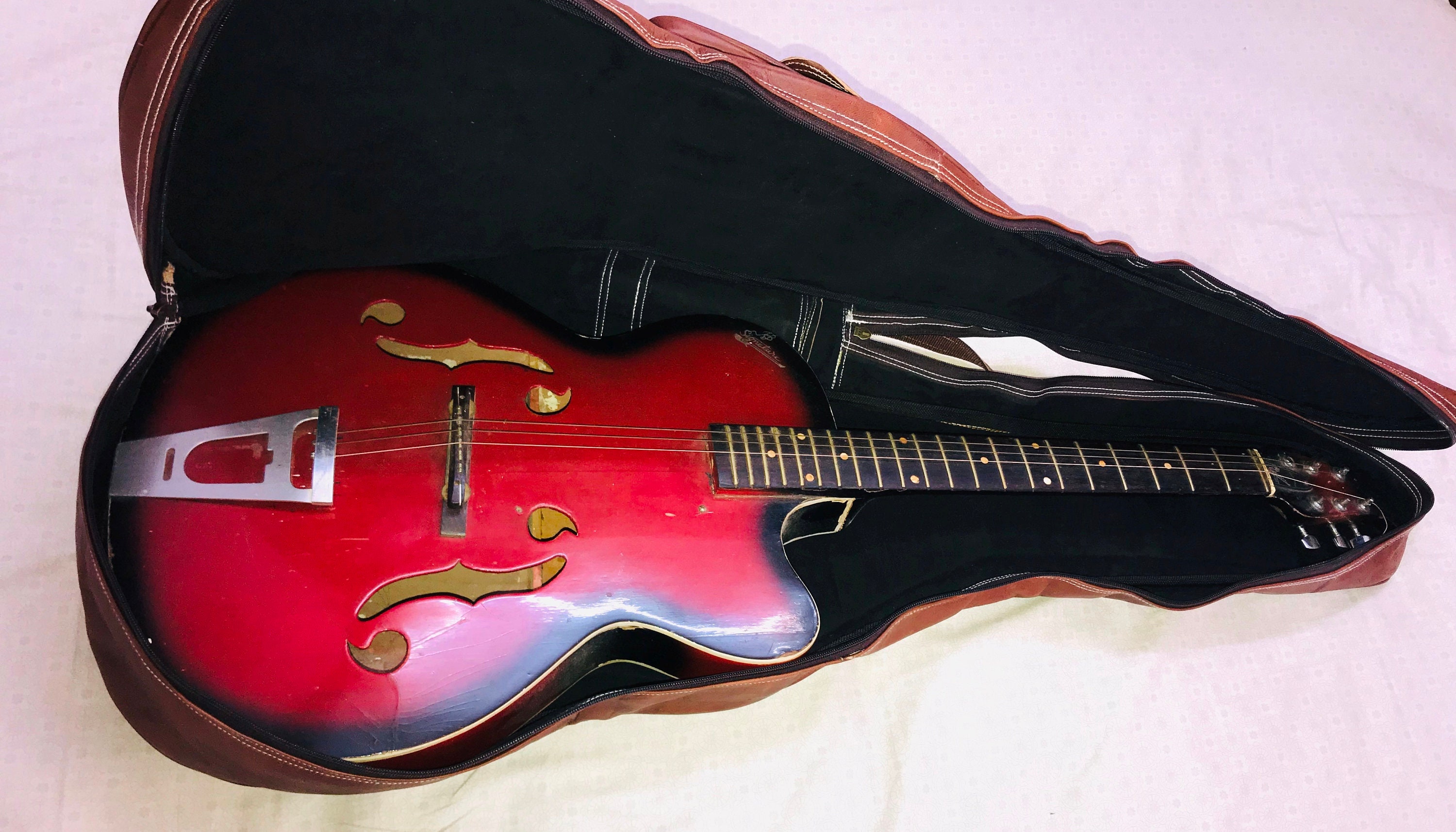 50% OFF Leather Guitar Case, Soft Case, Guitar Bag, Leather