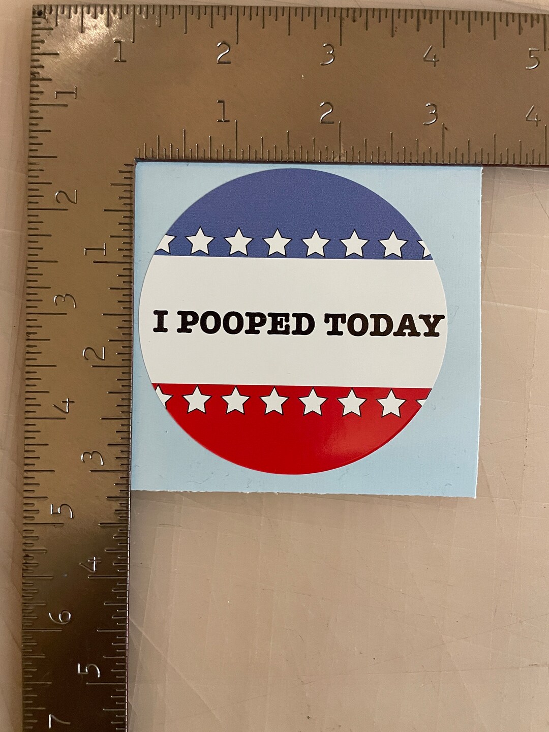 Poopy Toady I Pooped Today - Vinyl Sticker - Etsy