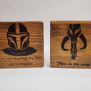 The Mandalorian coaster set -- Star Wars, decor, kitchen