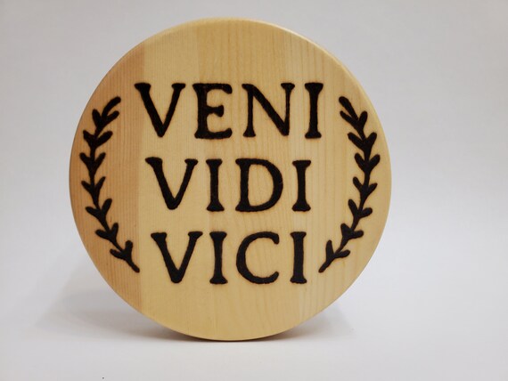 Veni Vidi Vici (I came, I saw, I conquered) - Veni Vidi Vici - Pin