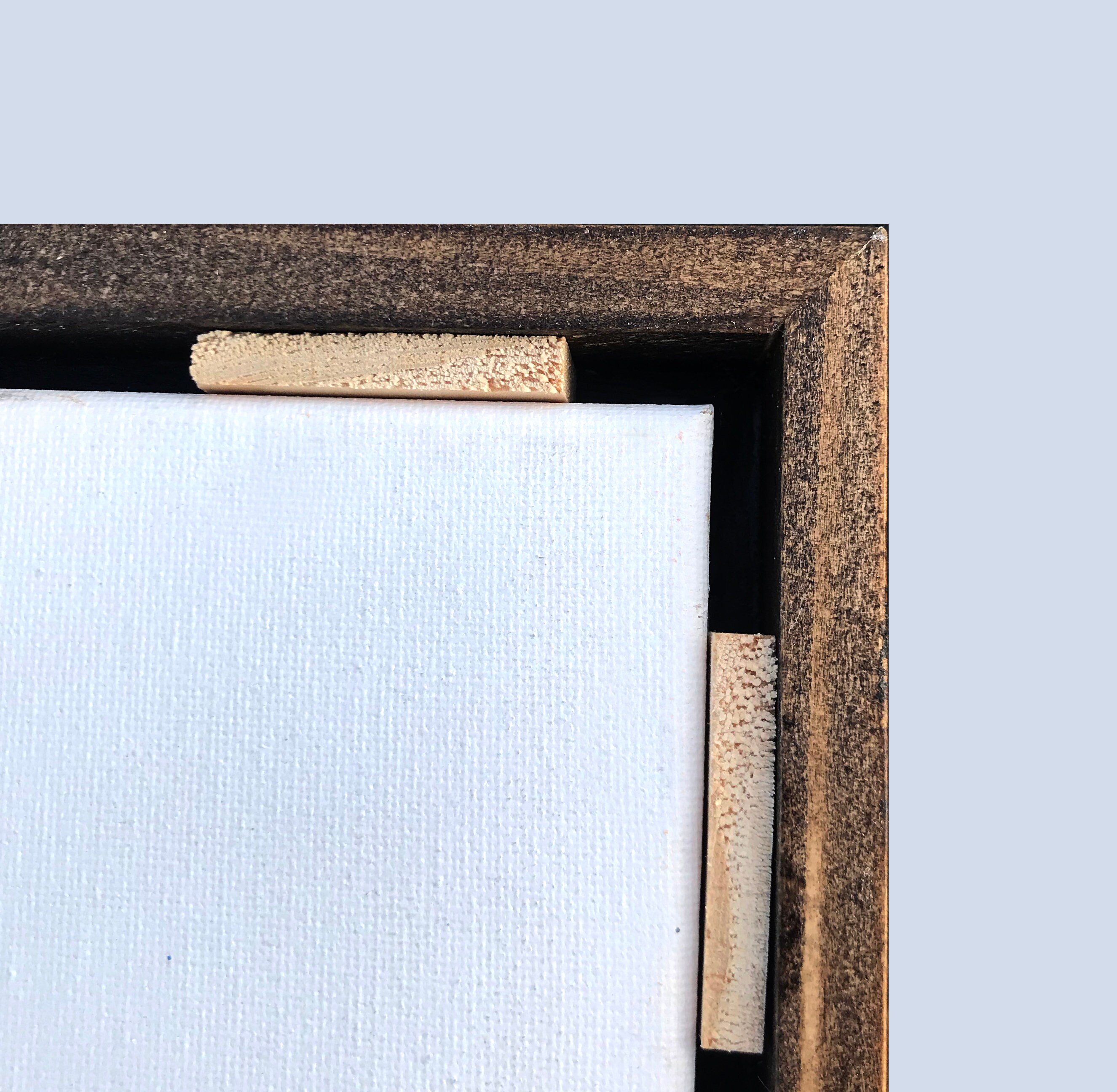 12x24 in. Wooden Floater Frame With Canvas Option. Hand Etsy