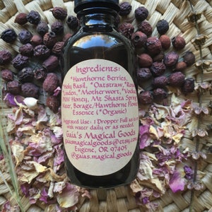 Gaias Magical Heart Elixir made with Organic Ingredients : Heart & Lung Elixir supporting Grief and Overwhelm Restock 12/23 image 2