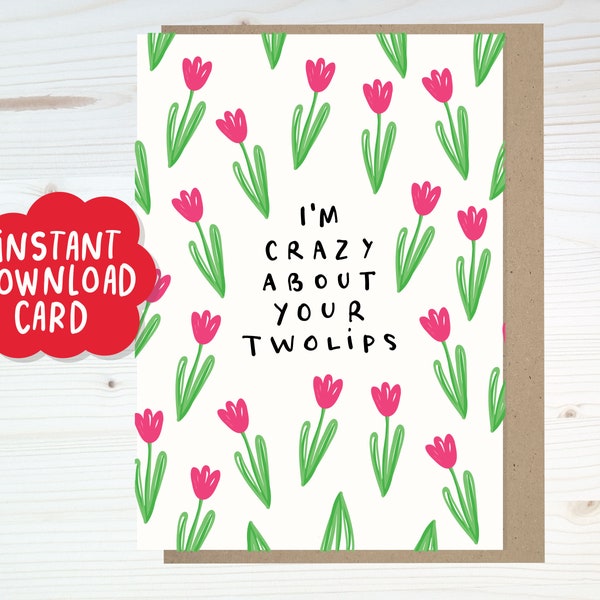 Instant download I Love You Printable Card, Best Wife Card, Girlfriend funny adorable card, I love you girlfriend card, Cute Lesbian card