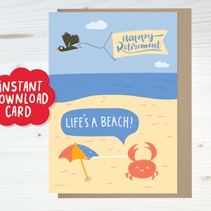Instant Download Retirement card, Co-worker retirement funny card, Funny office retirement card, Leaving office cute card, Bye bye card