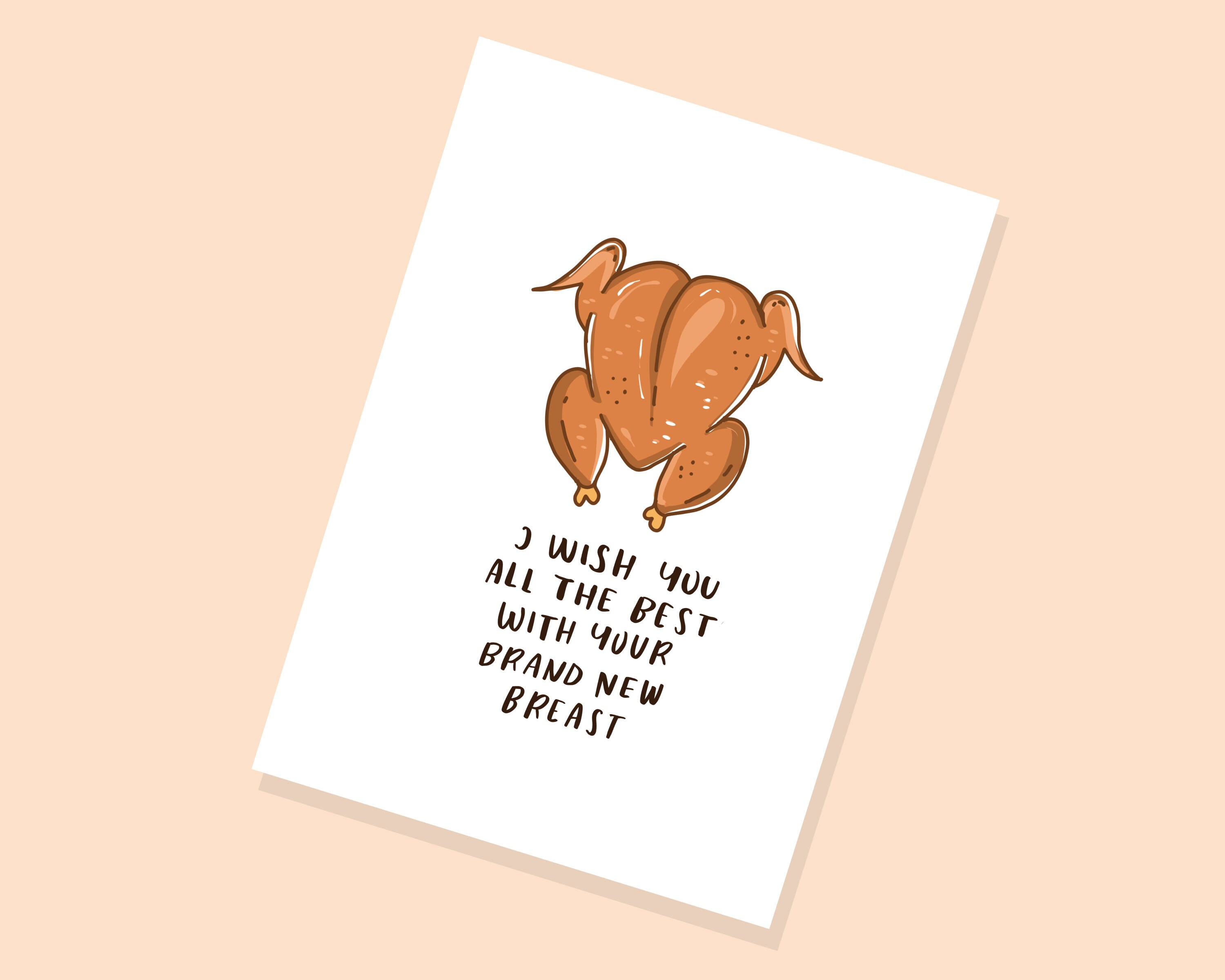 Instant Download Boob Job Card, Printable Boob Job Card, Printable Funny New Boobs Card, New ...