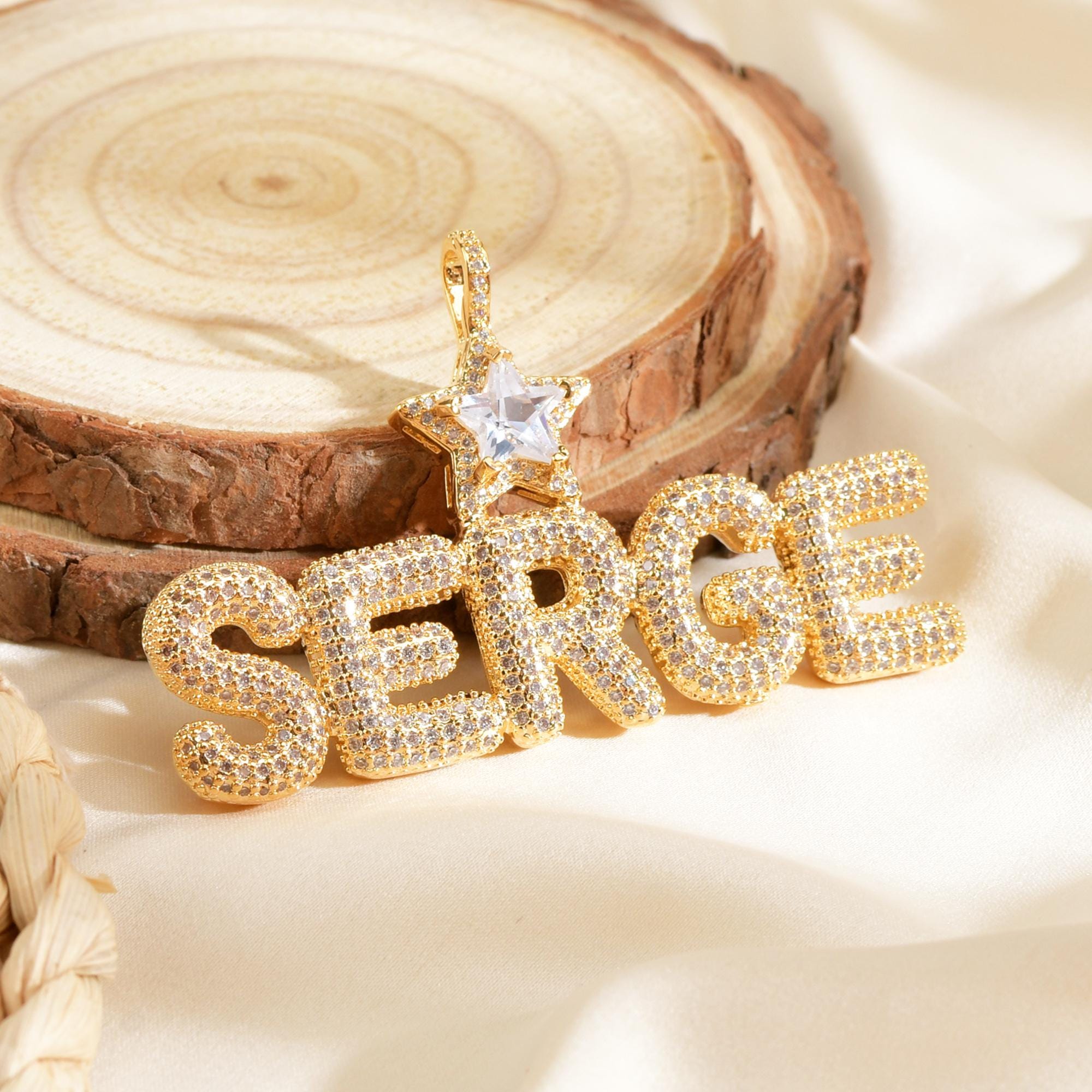 Custom pendant iced out - Etsy 日本