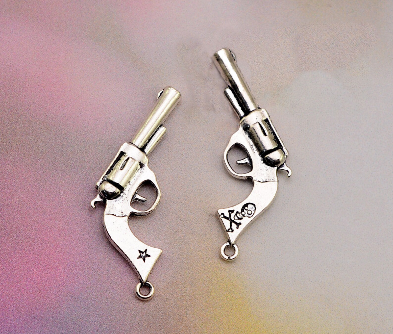 10pcs/lot Gun Charms Antique Silver Plated Gun Charms Pendants Etsy UK