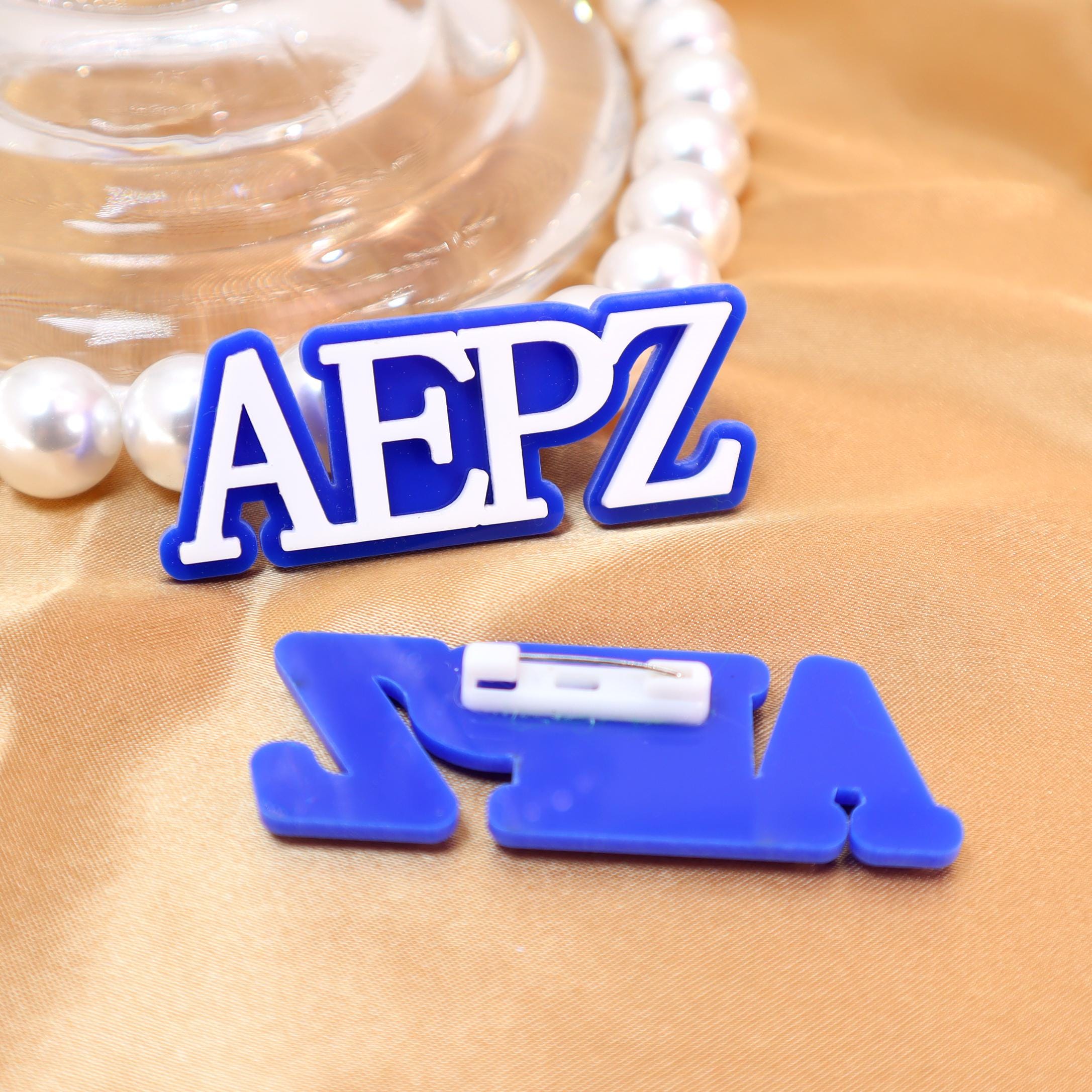 Customized Acrylic Greek Paddle Brooch Pin| Personalized Greek Lapel ...