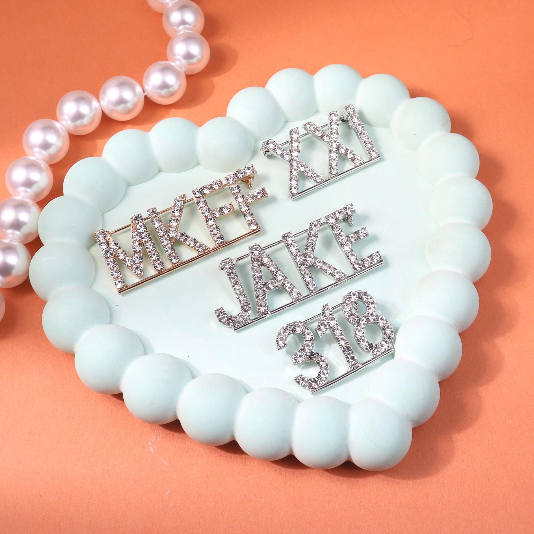 Custom Numbers Pin, Custom Uniforms/outfits Brooch Pins, Personalized ...