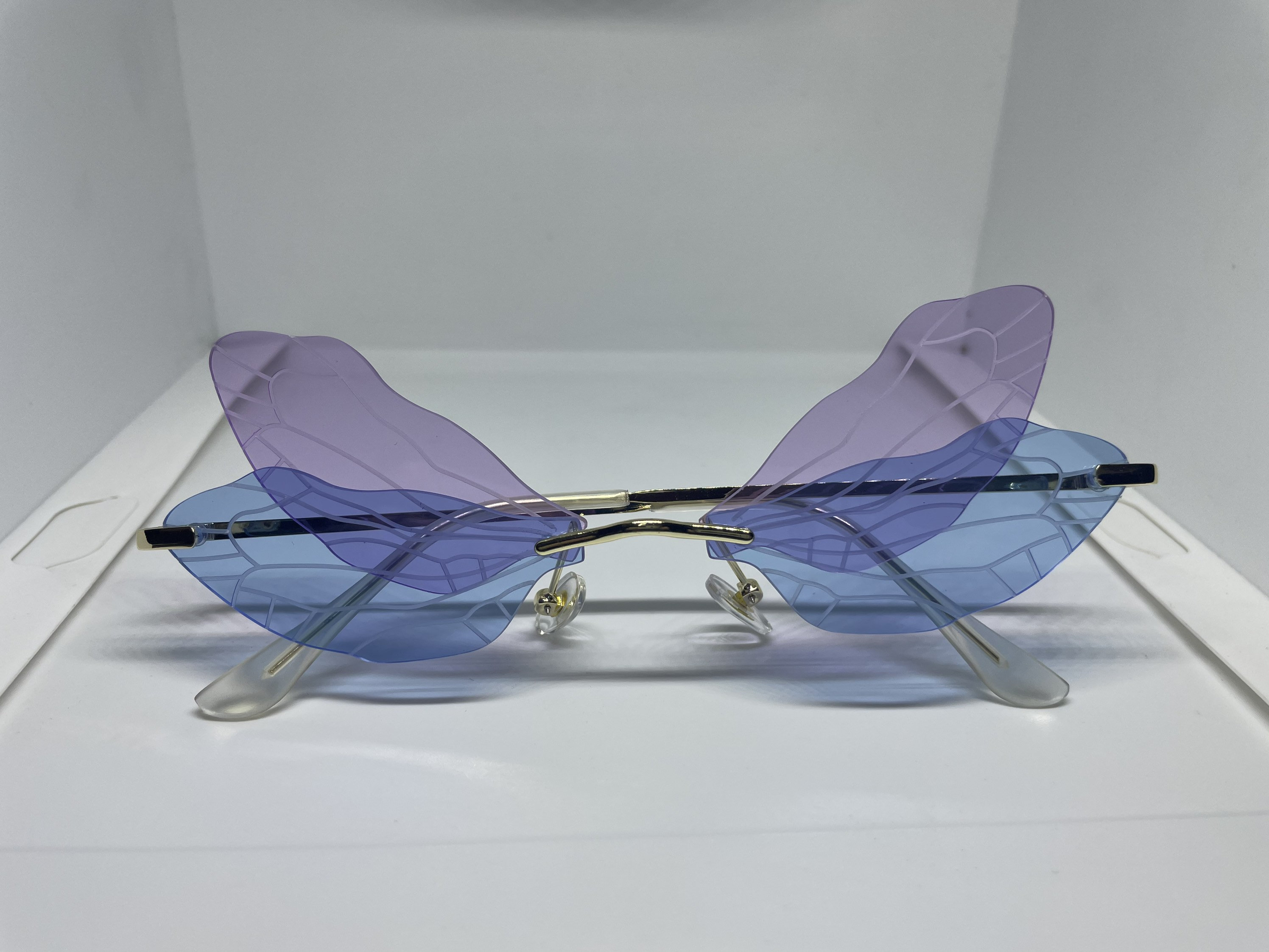 Dragonfly wing glasses select color option Etsy