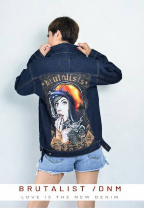 Denim Jacket Style Punk Rock Aesthetic 