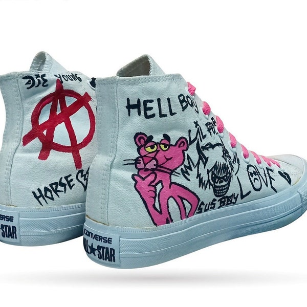 lil peep shoes custom
