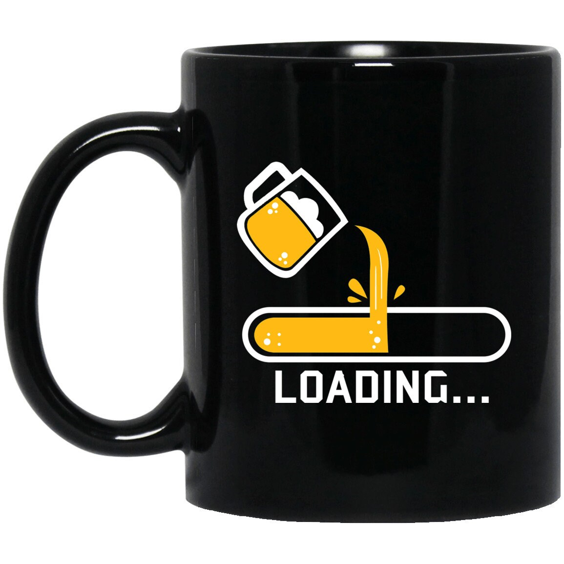 Beer Loading Funny Drinking Ceramic Coffee Mug Etsy