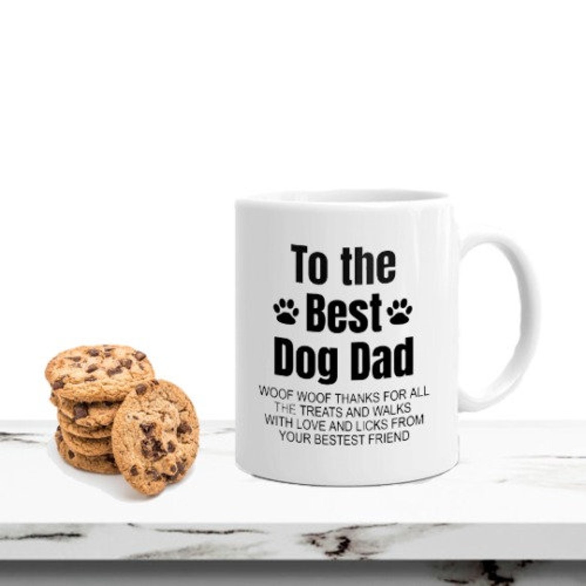 Best Dog Dad Woof Woof Fathers Day Gift Birthday Present