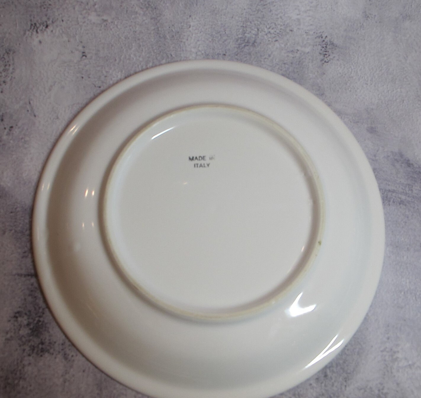 Ciao Italy by Bellini, Two Large Hand-painted Plates, Italy, 1970