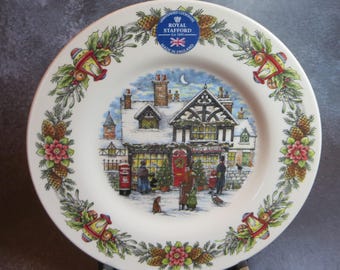 イングリッシュカントリーロイヤルスタッフォードクリスマスプレート