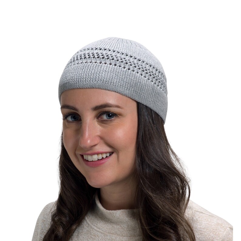 Cotton Kufi Beanie Hats With Lattice Weave in Solid Colors Etsy