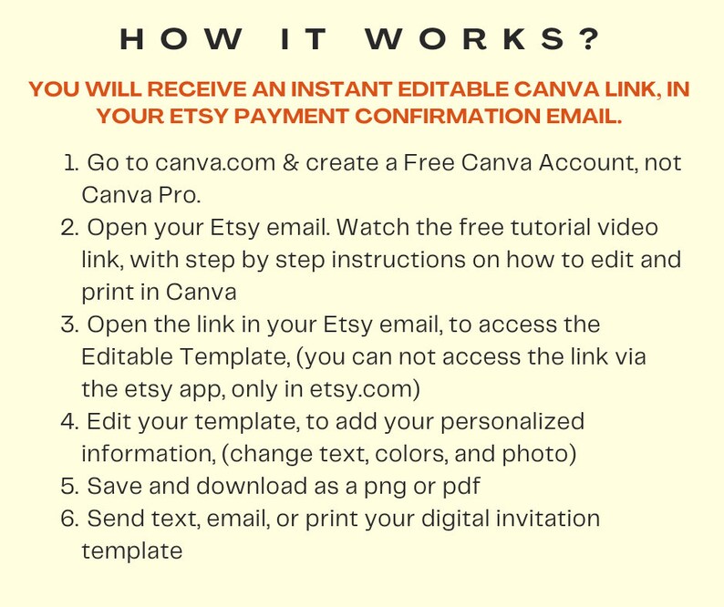 Baby Shower Invitation Template, DIY, Editable Canva, Instant Digital