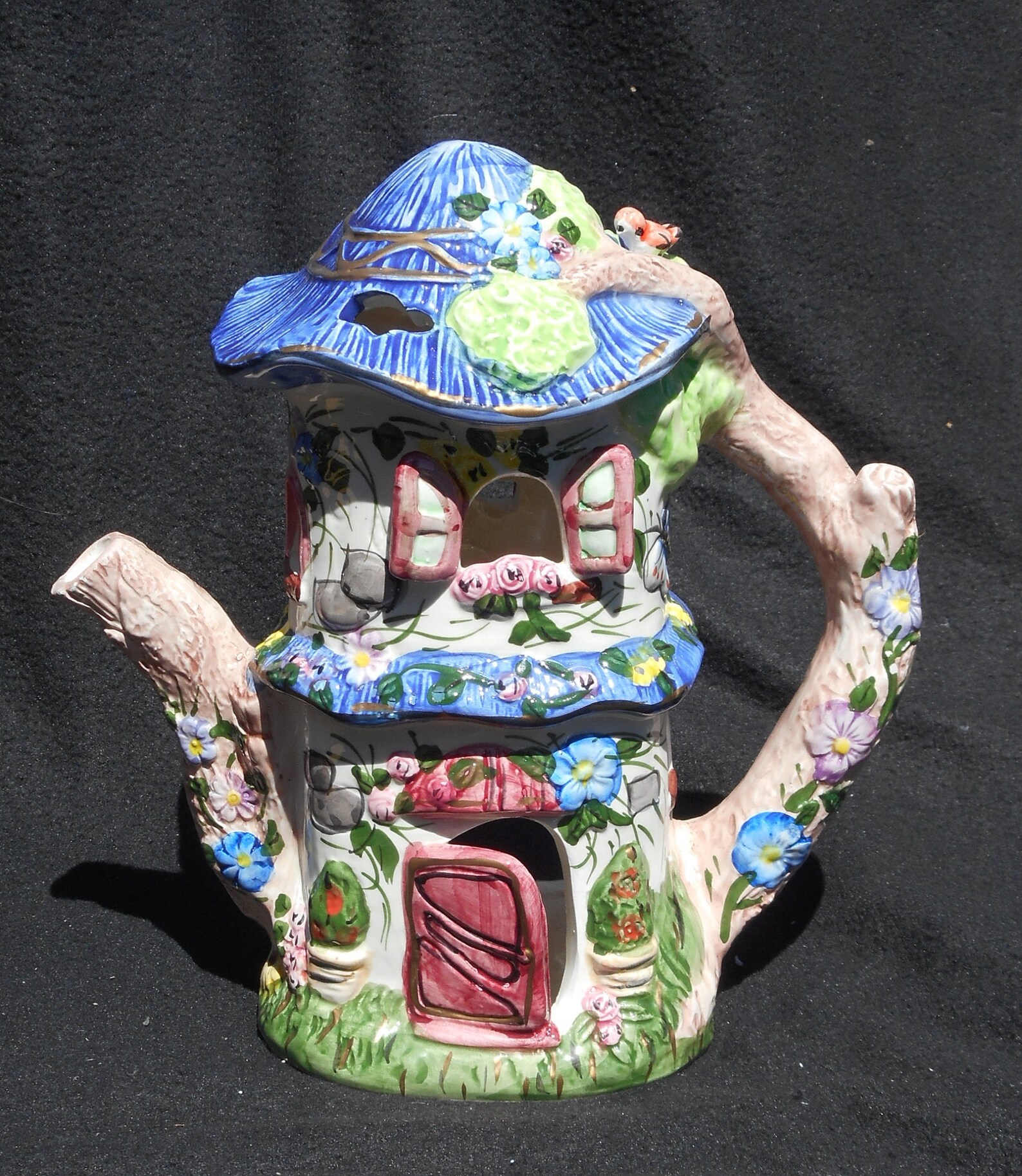 Woodland Gnome Tea Pot House is a Tealight Etsy