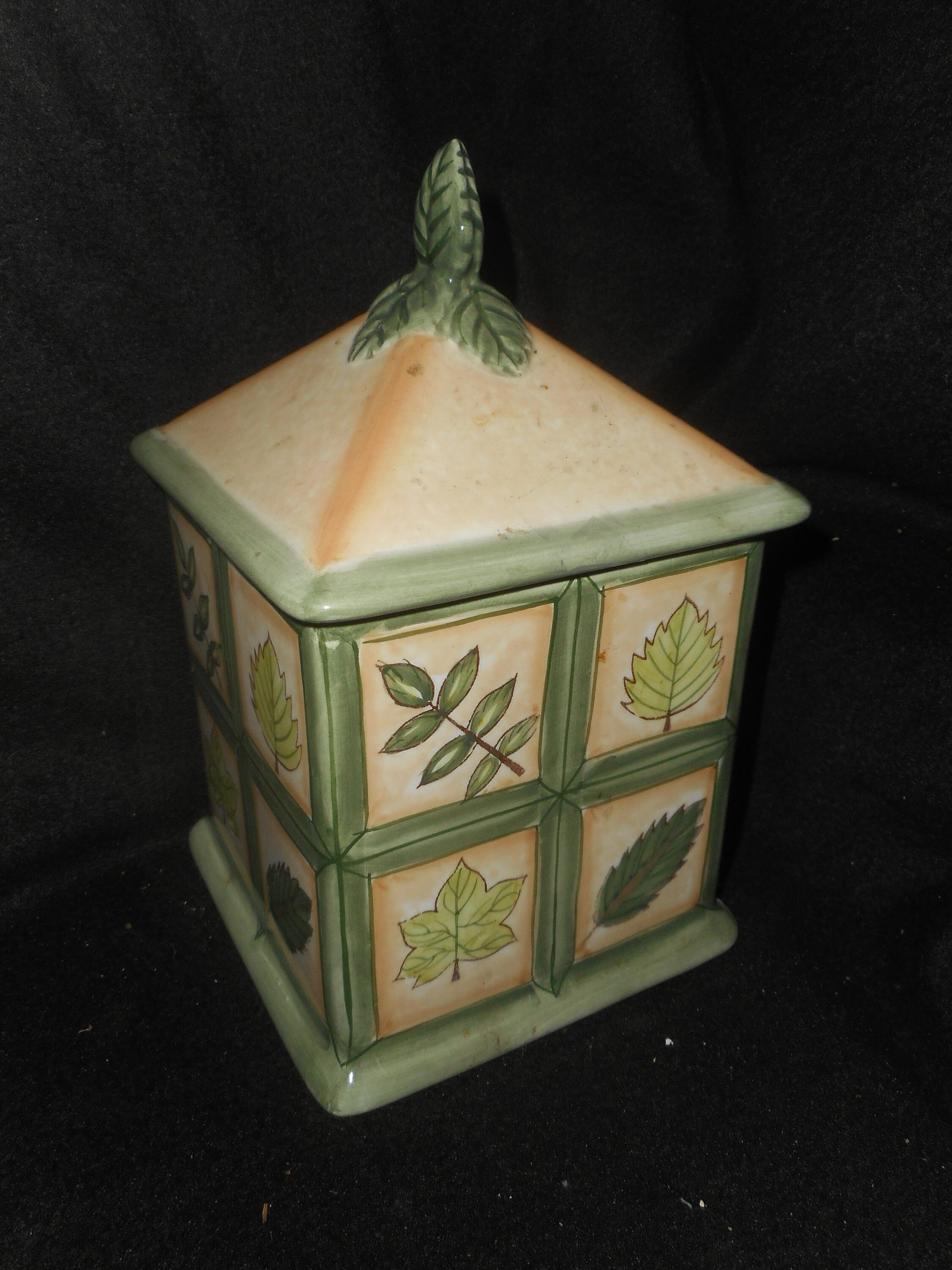 Floral Canister Set of 2 Etsy UK