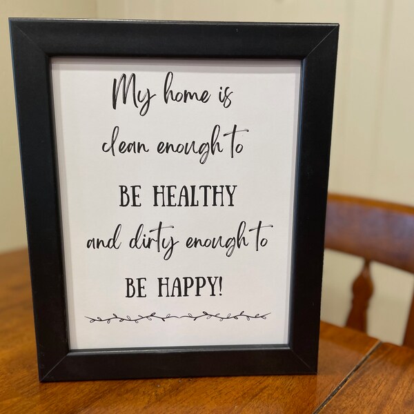 Healthy & Happy PRINTABLE