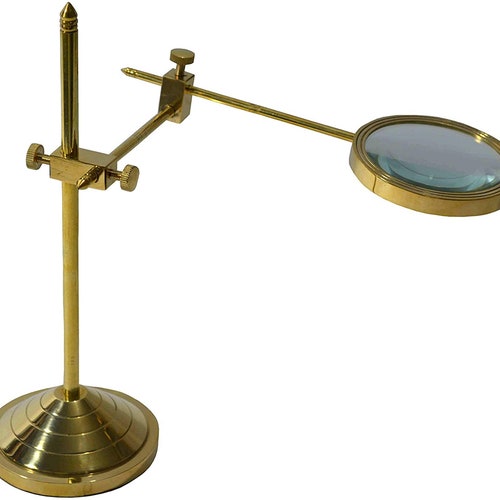 Magnifying Glass With 8 LED Lights Handsfree Magnifier Etsy