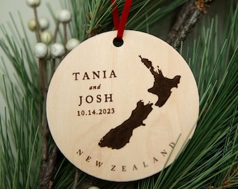 New Zealand Christmas Ornament | Australia Oceania New Zealand Travel Ornament Gift Ideas