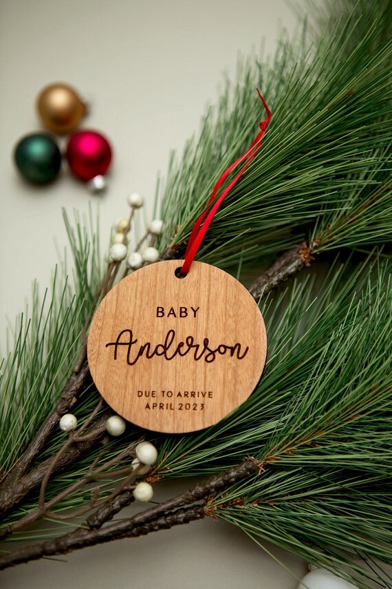 Pregnancy Announcement Christmas Ornament Pregnancy Announcement
