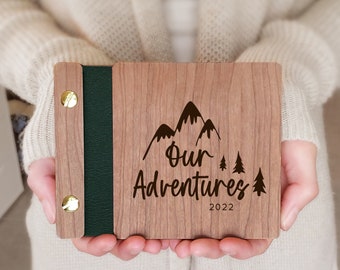 Adventure Book Travel Photo Mini Album | Keepsake Gift for Travel Lovers