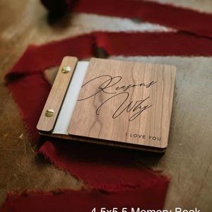Reasons Why I Love You Book | Sentimental Love Keepsake | Meaningful Anniversary Gift image 7
