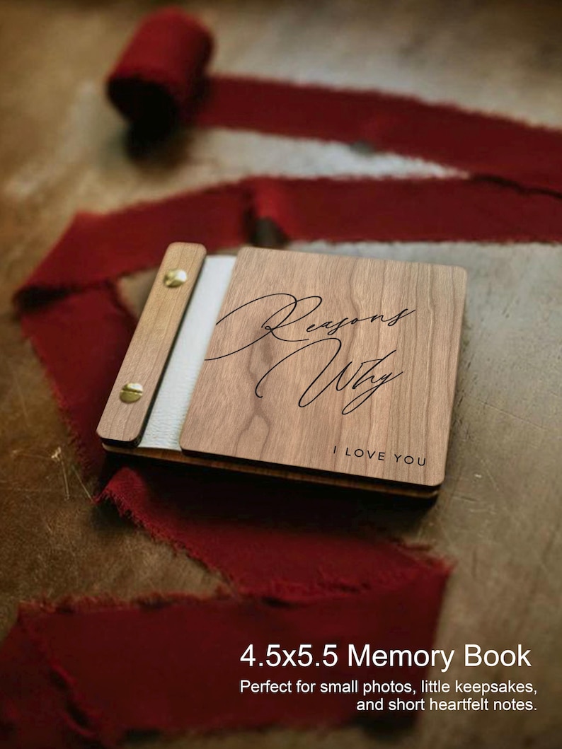 Reasons Why I Love You Book | Sentimental Love Keepsake | Meaningful Anniversary Gift image 7
