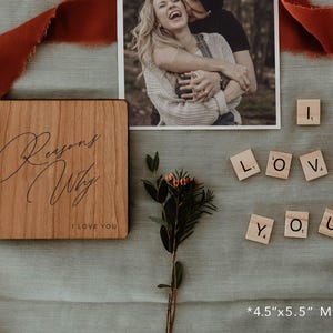 Reasons Why I Love You Book | Sentimental Love Keepsake | Meaningful Anniversary Gift image 14