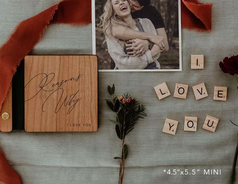 Reasons Why I Love You Book | Sentimental Love Keepsake | Meaningful Anniversary Gift image 14