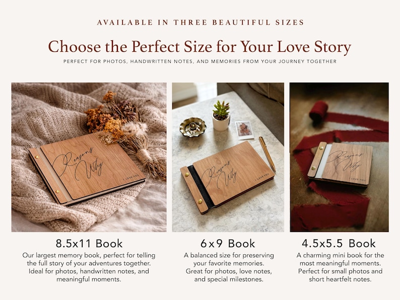 Reasons Why I Love You Book | Sentimental Love Keepsake | Meaningful Anniversary Gift image 8